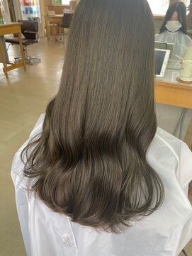 カノエ 福岡香椎店(canoe) 韓国スタイル/カーキブラウン/髪質改善縮毛矯正/香椎/千早