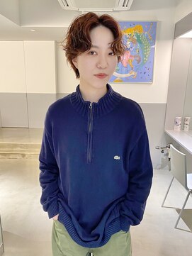 エイゾー 銀座(EIZO) ハンサムショートパーマ