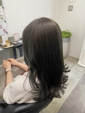 イレス 札幌円山店(IRESU) ドレスヘア/ショコラアッシュ/縮毛矯正・ストレート