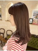 レイヤーカット/顔周りカット/チョコレートブラウン/銀座有楽町