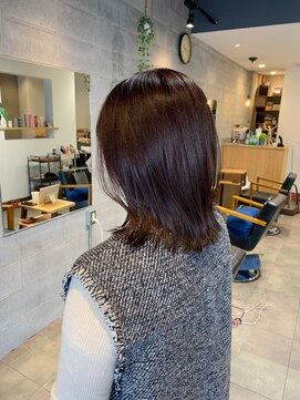 ソフ(sof) モカブラウン♪外ハネボブスタイル