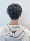 メンズ無造作癖毛風パーマ