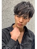斜めバングツーブロックショート　n1.12