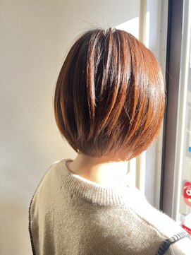 リミットヘアー 大在店(Remit hair) オレンジカラー