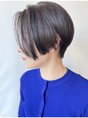 【morio原宿】黒髪ショートボブ前髪なしくびれショート