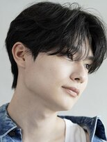 センターパートカルマヘアニュアンスパーマ韓国シャドウパーマ
