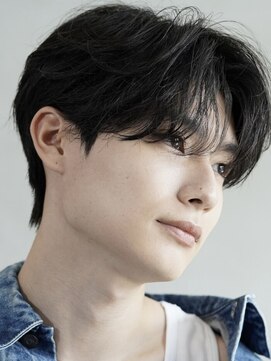 レタッチバイフィフス(RETOUCH by fifth) センターパートカルマヘアニュアンスパーマ韓国シャドウパーマ