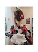 浴衣着付け＋ヘアーセット