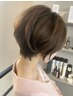 【平日限定！大人女性】ドライカット＋白髪染め(リタッチ)＋トリートメント