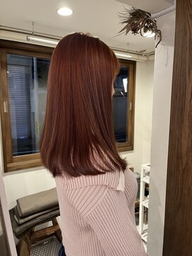 フランチェスカ(Francesca) オレンジブラウン/暖色カラー/艶カラー