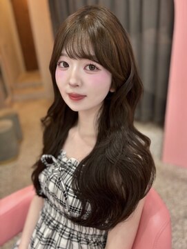 ボタン シブヤ(VOTAN SHIBUYA) ブラウン/オリーブ/韓国ヘア/渋谷/レイヤー/顔まわり