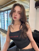 キャリアリングサロン(CAREERING SALON) 巻き髪くびれレイヤーベージュ