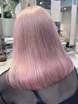 サンク 原宿 表参道(cinq) ピンクベージュラベンダーカラーラベンダーグレージュカラー韓国