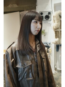 バイブ(Vibe) カシスブラウン/ミディアムレイヤースタイル