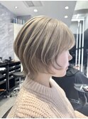ホワイトベージュ☆ショートスタイル☆20代30代40代