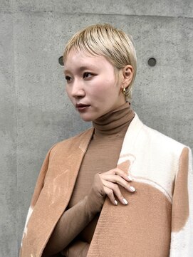 ピークアブー アヴェダ アトレ恵比寿(PEEK-A-BOO AVEDA) ハイトーン/ベリーショート/ブロンド/ブリーチ/ショートカット