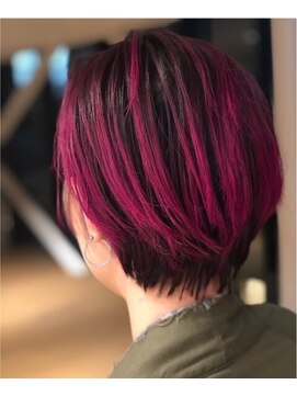 レム 三鷹(REM) おしゃれハイライトパープル