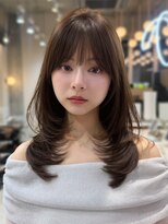 シーシンジュク 新宿南口(Sea shinjuku)&nbsp;大人ガーリー×ダークアッシュ[似合わせカット/ミディアム]