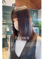 クレエ ヘアー デザイン(creer hair design)&nbsp;うるツヤ大人可愛いナチュラルストレートセミロング髪質改善