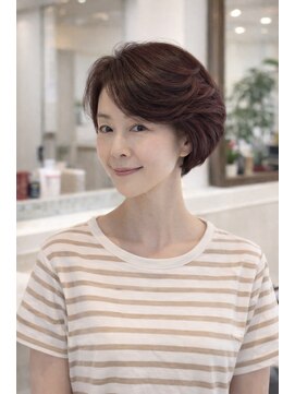 ヘアークラフト サン 住吉店 [ヘアークラフトサン] 大人女性におすすめ◎ふんわりグラボブ