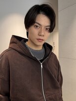 トリッカ シブヤ(TRICCA SHIBUYA)&nbsp;メンズカットパーマニュアンス毛流れセンターパートアップバング
