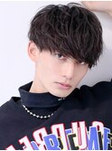 【ナチュラル無造作】サイドパートソフトツイストマッシュ