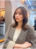 ミディアム/韓国風/レイヤーカット/顔回りカット/柏駅