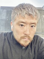 パークレーン アイス イヴェン アネックス(PARK LANE ICI yeven.anx) ブリーチマッシュショートメンズツーブロックデザインカラー