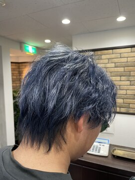 美容室 グリリ(guriri) ネイビーカラー