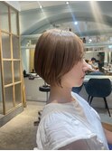 クールショート/顔周りカット/前髪白髪/20代30代40代50代