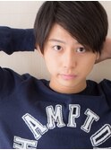 10代20代清潔感ダークブラウン刈り上げない就活マッシュe新所沢