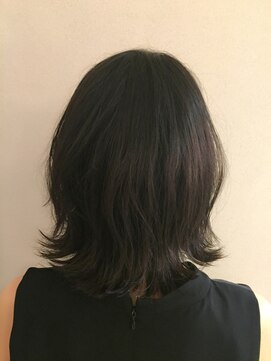 ロンド 銀座(Lond) 【Lond 中野 千帆】大人可愛いショートバング×外ハネスタイル