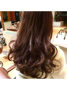 ラルテ(L'arte) ミックス巻き×ピンクベージュ