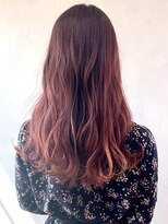 アイティー バイ アルバム 中野店(IT by ALBUM)&nbsp;チェリーピンク_ローライトスリークボブ厚めバング_ba285051