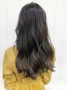 アイティー バイ アルバム 中野店(IT by ALBUM) グレーアッシュ_セミウェットウェーブオリーブカラー_ba309152