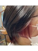 インナーカラーショートスタイル