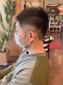 浪漫館 サンク(CINQ) メンズベリーショート＠岩下5/5