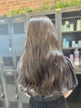 ロウ 吉祥寺(ROW) 艶髪ヴェールカラー+髪質改善【吉祥寺/髪質改善/アースカラー】