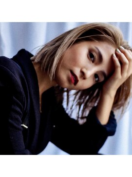 イミ(imi) 大人ボブ/外ハネボブ/ブリーチカラー/小顔カット/髪質改善[登戸]