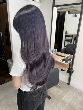 ラフ 難波店(LAFF) #黒髪#ボブルフ#ネビージュ#小顔#ワンレン