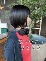 ムード マグ レーベル 南松本(MOOD Mag Label)&nbsp;時短/大人ボブ/20代30代/まとまる/扱いやすい