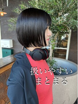 ムード マグ レーベル 南松本(MOOD Mag Label) 時短/大人ボブ/20代30代/まとまる/扱いやすい