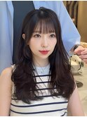 (レイヤーカット/シースルーバング/前髪/小顔/おくれ毛)