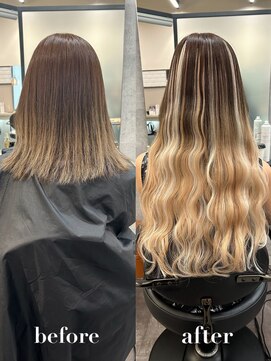 リリー(Lilley) 【lilley 稲永麻衣】エクステ+ハイライトカラー+天神韓国ヘア