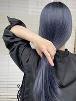 センカンドハウス(hair studio 2nd House)&nbsp;ブリーチ2回、コバルトブルー