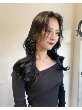 シー(SEA) 色気韓国お姉さん風！艶ブラック/フェースレイヤー