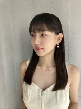 ステップボーンカット トーキョー(STEP BONE CUT TOKYO) 【ステップボーンカット】ナチュラルミディアムストレート