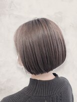 アース 天満橋店(HAIR & MAKE EARTH) 20代30代ボブスタイルのダブルカラーピンクカラー