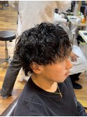 ウルフ×ツイストスパイラルパーマ