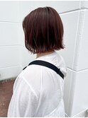 レイヤーボブ×オレンジ